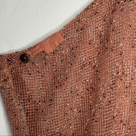 Mirror Image 2X Shark Bite Hem Open Knit Cardigan - Picture 4 of 6